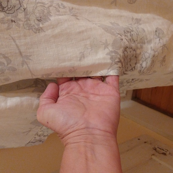 NWT Malvin print white and gray dress Sz L - Picture 6 of 9